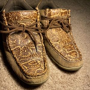 Roper Women's Embossed Driving Moc